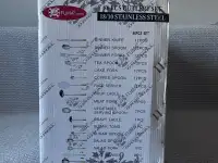 Продам набор столовой посуды в кейсе. 86 предметов, нержавеющая сталь 1810. Производство FUMA, Япония, фотография 12