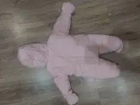 Комбинезон утепленный розовый, рост 62., фотография 4