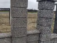 Заборы из натурального камня по технологии мытый бетон, фотография 3