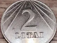 2 лита 1991 (Litai) Литва, фотография 3