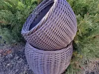 Кашпо из ротанга, фотография 2