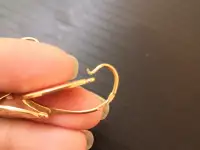 Золотые серьги, фотография 2