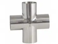 Нержавеющие крестовины, D1 8-508 мм, D2 2-50 мм, Марка: AISI 304..., Способ присоед.: под приварку...