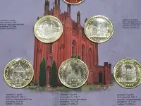 Беларусь. Комплект памятных монет 6 штук по 2 рубля. Серия Архитэктурная спадчына Беларус 2023 года. Архитектурное на, фотография 4