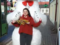 Фокусник, Шоу Гигантские мыльные пузыри с участием клоуна ,поздравление  от Мишки  Умки., фотография 8