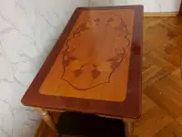 Столик журнальный, инкрустированный. БУ