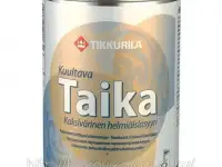 Тikkurila Taika (Тайка) двухцветная перламутровая лазурь. doska.by
