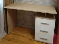 Стол М1 письменный для компьютера выдвижные ящики, фотография 4