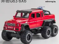 Машина металлическая Mercedes-Benz Пикап + мотоцикл.