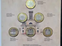 Беларусь. Комплект памятных монет 6 штук по 2 рубля. Серия Архитэктурная спадчына Беларус 2020 года. Архитектурное на, фотография 2