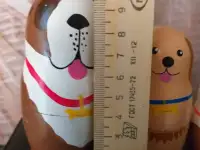 Матрешка-собачки, новая, высота 10,5см, фотография 4