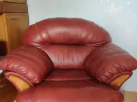 Комплект мягкой мебели из кожи, фотография 3