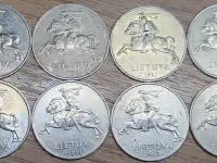 1, 2, 5 центов 1991 (Centai) Литва, фотография 8