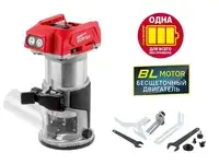 Аккум. фрезер кромочный wortex cmm 1835 в кор. all1 (18.0 в,