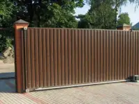 Заборы из металопрофиля под ключ за1 м. п, фотография 3