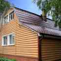 САЙДИНГ металлический БлокХаус Под Бревно ECOSTEEL, фотография 3