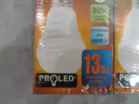 Лампа светодиодная PROLED 4000К 13Вт цоколь Е27 10 шт., фотография 2