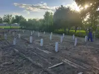 Каркасные дома на мини сваях забивных ЖБ, фотография 2
