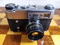 ФЭД-5В - советский дальномерный фотоаппарат. В отличном рабочем состоянии., фотография 2