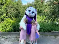 АНИМАТОР БЕЛЫЙ МЕДВЕДЬ МИШКА ЧЕБУРАШКА ЗАЙКА ГОРИЛЛА ЛАБУБУ БУМАЖНОЕ ШОУ РОСТОВАЯ КУКЛА БРЕСТ КОБРИН И ОБЛАСТЬ, фотография 4