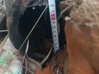 Труба дымоход асбестоцементная 3 м 16 см 1.5 см стенка, фотография 2