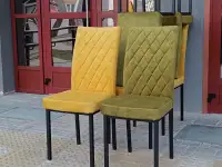 Стул на металлическом каркасе мягкий, фотография 3