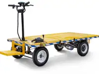 Платформенная тележка электрическая rutrike склад 2000 п
