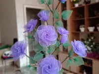 Цветы ручной работы.