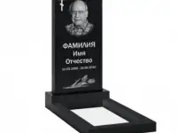 Памятник из гранита вертикальный одинарный A-1 от 1000 руб. Кореличи и рн