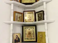 Полка для икон трёхъярусная 2709, фотография 6