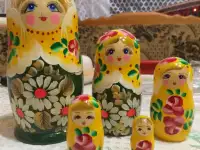 Матрешка деревянная высотой 16.5см-2вида, фотография 4