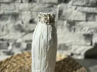 Ваза стеклянная, декорированная, ручная работа, фотография 5