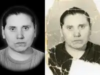 Ретушь фото на памятник или медальон, фотография 7
