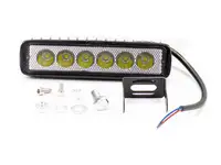 Фара led балка 18w 6x3w