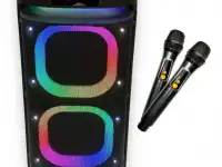 Громкая мощная хороший бас ближе к Jbl Partybox310