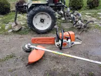 Оброботка Земли. Фрезерование мотоблоком.