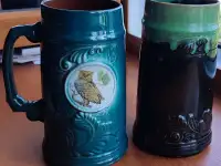 Керамические бокал и ваза