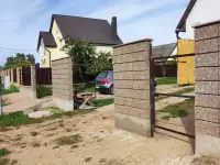 Блоки для забора Мытый бетон, фотография 5