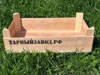 Деревянная тараконтейнера для яблок, фотография 4