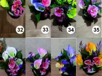 Композиции из искусственных цветов., фотография 8