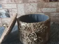 Органайзер из джута ручной работы