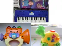 Музыкальные игрушки, б.у-4шт
