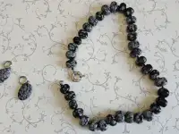 Бусы  серьги из гагата, фотография 7