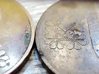 2 копейки 2009 РБ Вздутия и наплывы плакировки, фотография 7