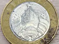 2 рубля 2009 РБ Двухстороннее вздутие плакировки, фотография 2