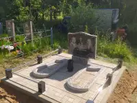 Благоустройство мест захоронения, укладка плитки, фотография 3