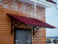 Козырьки. Балконные крыши. Навесы, фотография 4
