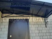 Козырьки из поликарбоната, стекла, металла и др, фотография 7
