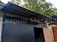 Козырьки из поликарбоната, стекла, металла и др, фотография 2
