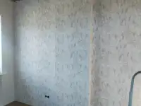 Поклейка обоев, покраска, шпатлёвка